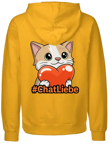 #ChatLiebe - Twitch, Streamer, Katze, Smilow - Fairtrade Hoodie