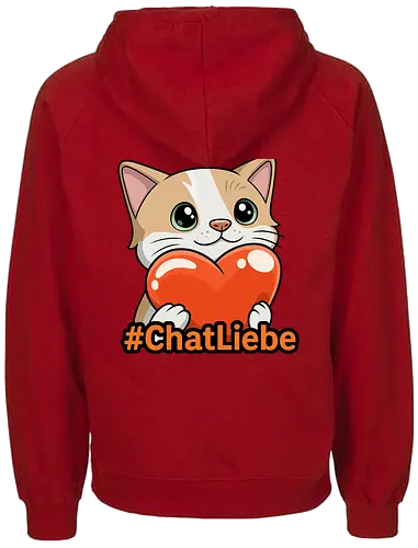 #ChatLiebe - Twitch, Streamer, Katze, Smilow - Fairtrade Hoodie