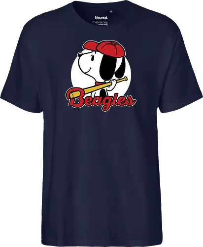Comic Beagle Baseball 