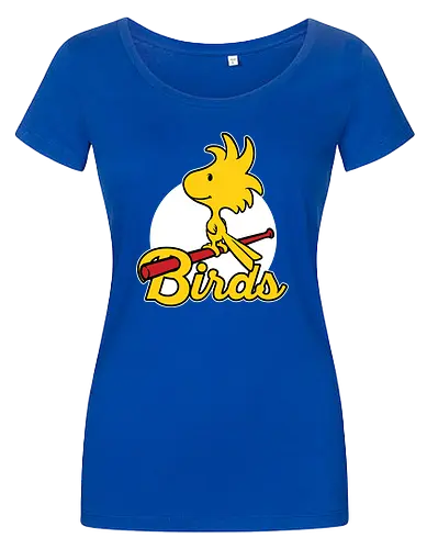 Comic Yellow Bird Baseball 