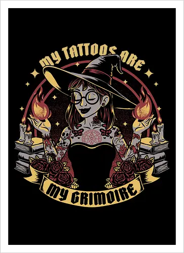 Witch Tattoo Grimoire