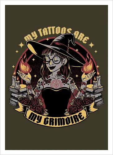 Witch Tattoo Grimoire