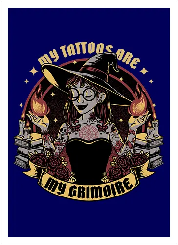 Witch Tattoo Grimoire