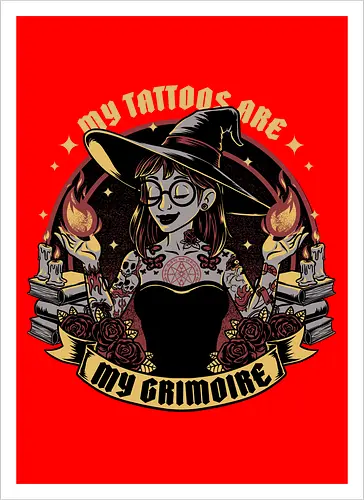 Witch Tattoo Grimoire