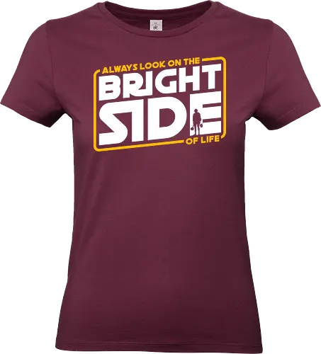 Always look on the bright side  - Monty Python, bright side, dark side, life of Brian, funny, mash up, fake beard, romans, graham chapman - Standard T-Shirt (Frauen)