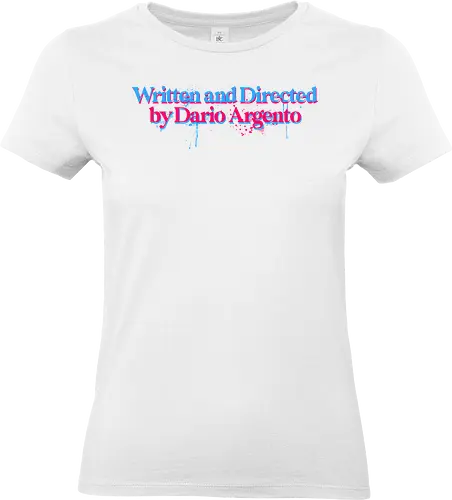 Written and directed by Dario Argento - Dario argento, horror, Italian, giallo, retro horror, mystery, 1980s, 80s, director, directed by - Standard T-Shirt (Frauen)