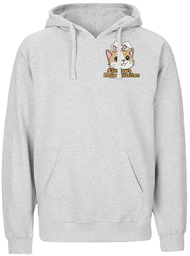 #HoppelkätzchenPocket - Twitch, Streamer, Katze, Smilow - Fairtrade Hoodie