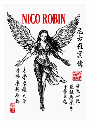 nicorobin sumi e 