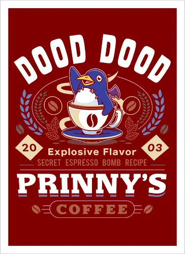 Prinny Dood Coffee Emblem