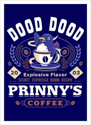 Prinny Dood Coffee Emblem