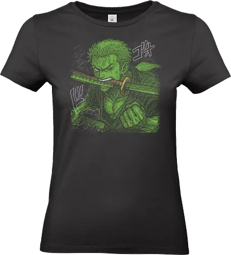 Pirate Hunter - roronoa zoro, Pirate, anime, manga, straw hat pirates, mugiwara - Standard T-Shirt (Frauen)
