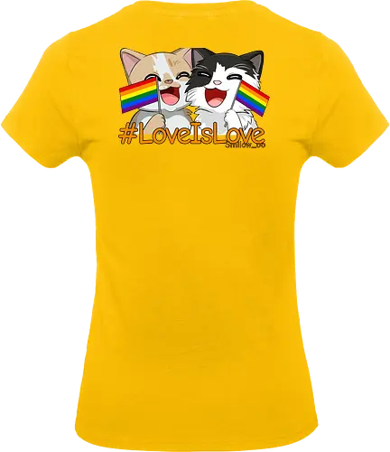 #LoveIsLoveBack - Twitch, Streamer, Katze, Smilow - Standard T-Shirt (Frauen)