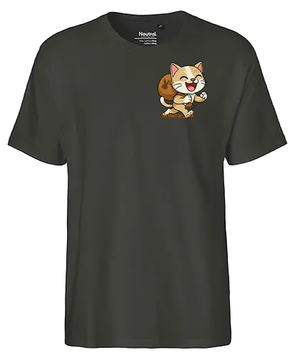 #LootGoblinPocket - Twitch, Streamer, Katze, Smilow, Lootgoblin - Fairtrade T-Shirt