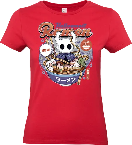 Hallownest Ramen Vintage - Bug Knight, hallownest, the knight, hollow, knight, hornet, indie game, shade, gamer, gaming, video game, silksong, ramen, pale king, grub - Standard T-Shirt (Frauen)