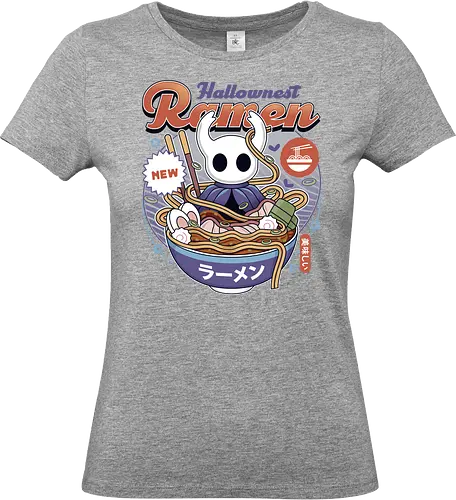 Hallownest Ramen Vintage - Bug Knight, hallownest, the knight, hollow, knight, hornet, indie game, shade, gamer, gaming, video game, silksong, ramen, pale king, grub - Standard T-Shirt (Frauen)