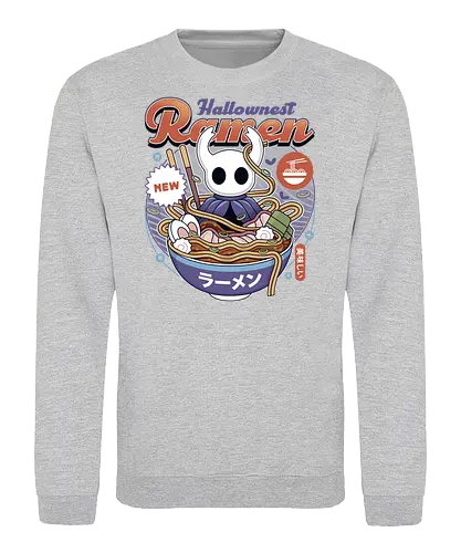 Hallownest Ramen Vintage - Bug Knight, hallownest, the knight, hollow, knight, hornet, indie game, shade, gamer, gaming, video game, silksong, ramen, pale king, grub - Sweatshirt