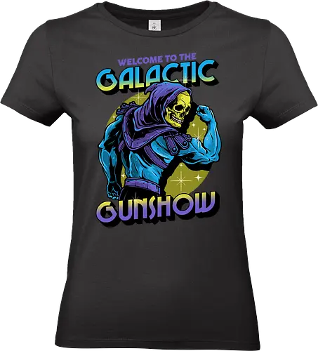 Welcome to the galactic gun show - Comics, comic book, cartoons, TV show, animated, animation, villain - Standard T-Shirt (Frauen)