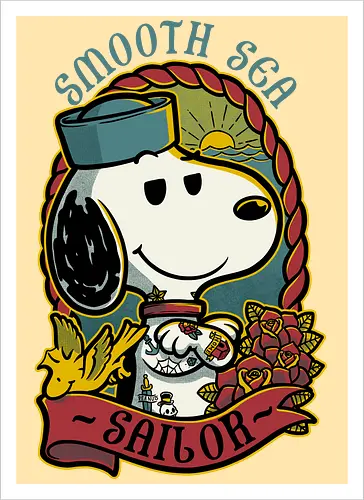 Beagle Sailor Tattoo