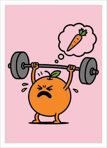 determined orange
