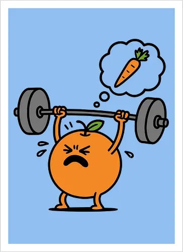 determined orange