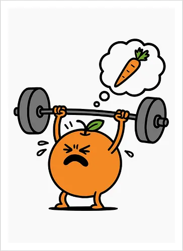 determined orange