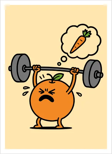 determined orange