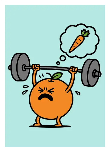 determined orange