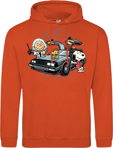 Time Travel Buddies - Cartoons, comics, movie, mash up, parody, funny, humor, time travel - Standard Hoodie