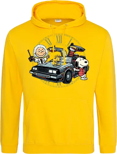 Time Travel Buddies - Cartoons, comics, movie, mash up, parody, funny, humor, time travel - Standard Hoodie