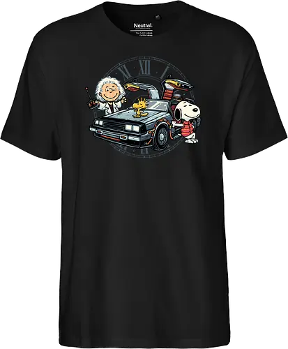 Time Travel Buddies - Cartoons, comics, movie, mash up, parody, funny, humor, time travel - Fairtrade T-Shirt