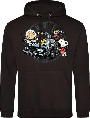 Time Travel Buddies - Cartoons, comics, movie, mash up, parody, funny, humor, time travel - Standard Hoodie