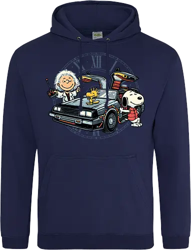 Time Travel Buddies - Cartoons, comics, movie, mash up, parody, funny, humor, time travel - Standard Hoodie