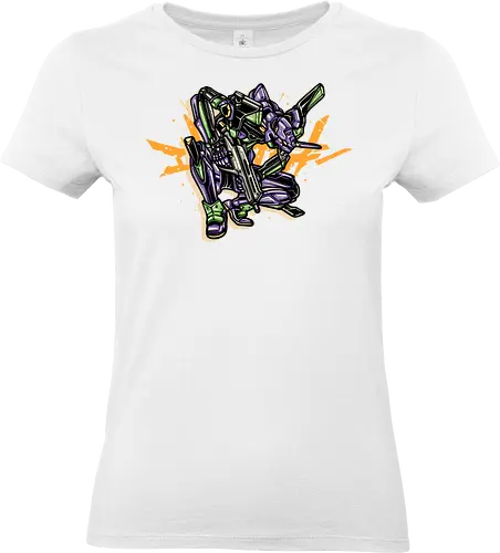Test Type 01 - Anime, animated, Japanese, Mecha, robots, machine, giant, science fiction - Standard T-Shirt (Frauen)