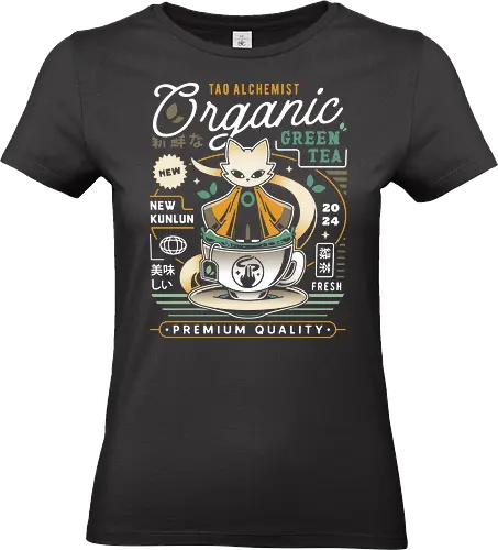 Mysterious Alchemist Green Tea - nine sols, cat, yi, Bug Knight, silksong, indie, ninja, roguelike, roguelite, shuanshuan, shanhai 9000, video game, gaming, gamer, indie game - Standard T-Shirt (Frauen)