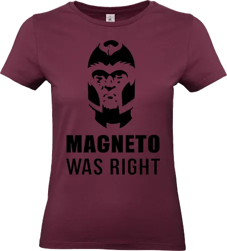 He was right - Magnet, comic, right - Standard T-Shirt (Frauen)