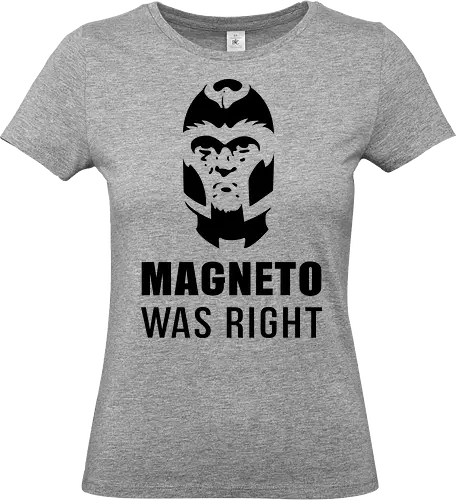 He was right - Magnet, comic, right - Standard T-Shirt (Frauen)