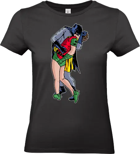 Batkiss - Bat, parody, comic, lgtbi - Standard T-Shirt (Frauen)