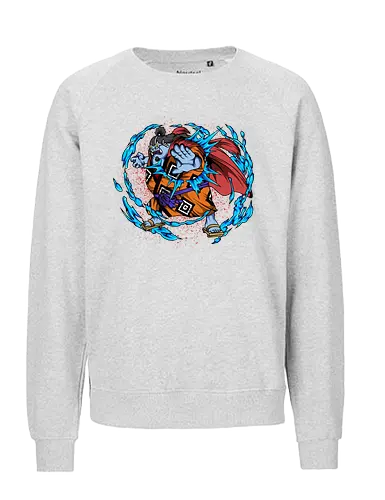 The Water Sensei - The Water Sensei, captain, monkey d ruffy, pirate, strohhut, strawhat, north, east, south, west, blue, schatz, gold, ich werde der könig der piraten, nakama, abenteuer, crew, i will be the pirate king, one, piraten, pirat, pirates, pirate, piece, schiff, boot, ship, ocean, ozean, meer, grandline, redline - Fairtrade Sweatshirt