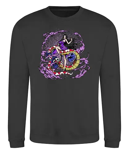 The Enchantress - The Enchantress, captain, monkey d ruffy, pirate, strohhut, strawhat, one, piraten, pirat, pirates, pirate, piece, schiff, boot, ship, ocean, ozean, meer, grandline, redline, north, east, south, west, blue, schatz, gold, ich werde der könig der piraten, nakama, abenteuer, crew, i will be the pirate king - Sweatshirt