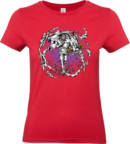 The Unyielding Admiral - The Unyielding Admiral, captain, monkey d ruffy, pirate, strohhut, strawhat, one, piraten, pirat, pirates, pirate, piece, schiff, boot, ship, ocean, ozean, meer, grandline, redline, north, east, south, west, blue, schatz, gold, ich werde der könig der piraten, nakama, abenteuer, crew, i will be the pirate king - Standard T-Shirt (Frauen)