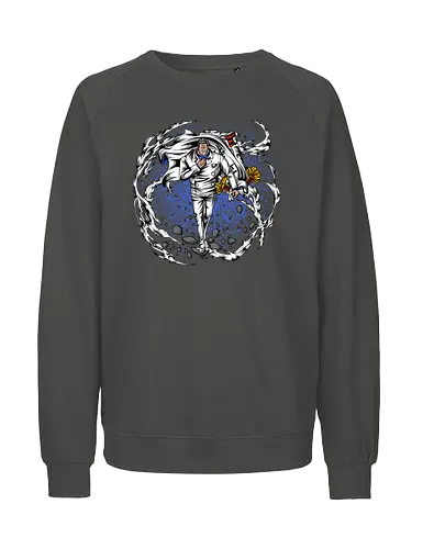The Unyielding Admiral - The Unyielding Admiral, captain, monkey d ruffy, pirate, strohhut, strawhat, one, piraten, pirat, pirates, pirate, piece, schiff, boot, ship, ocean, ozean, meer, grandline, redline, north, east, south, west, blue, schatz, gold, ich werde der könig der piraten, nakama, abenteuer, crew, i will be the pirate king - Fairtrade Sweatshirt