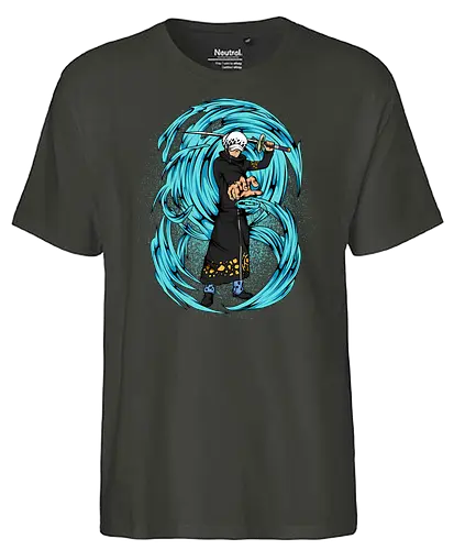 The Surgeon of Death - The Surgeon of Death, captain, monkey d ruffy, pirate, strohhut, strawhat, one, piraten, pirat, pirates, pirate, piece, schiff, boot, ship, ocean, ozean, meer, grandline, redline, north, east, south, west, blue, schatz, gold, ich werde der könig der piraten, nakama, abenteuer, crew, i will be the pirate king - Fairtrade T-Shirt