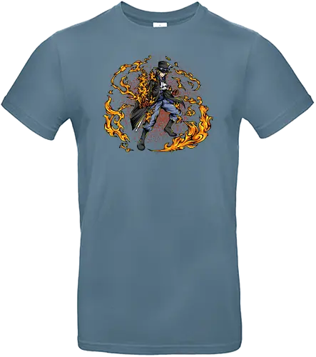 The Blaze Rebel - The Blaze Rebel, captain, monkey d ruffy, pirate, strohhut, strawhat, one, piraten, pirat, pirates, pirate, piece, schiff, boot, ship, ocean, ozean, meer, grandline, redline, north, east, south, west, blue, schatz, gold, ich werde der könig der piraten, nakama, abenteuer, crew, i will be the pirate king - Standard T-Shirt