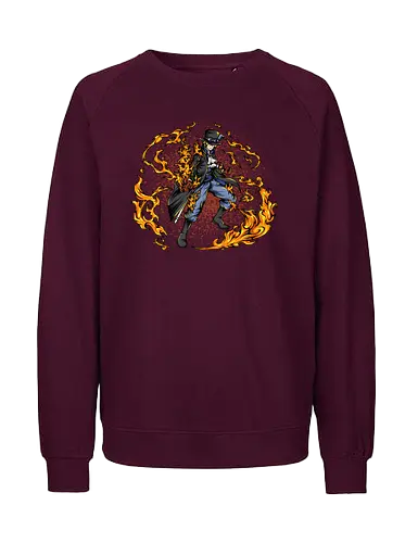 The Blaze Rebel - The Blaze Rebel, captain, monkey d ruffy, pirate, strohhut, strawhat, one, piraten, pirat, pirates, pirate, piece, schiff, boot, ship, ocean, ozean, meer, grandline, redline, north, east, south, west, blue, schatz, gold, ich werde der könig der piraten, nakama, abenteuer, crew, i will be the pirate king - Fairtrade Sweatshirt