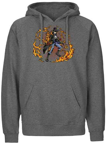 The Blaze Rebel - The Blaze Rebel, captain, monkey d ruffy, pirate, strohhut, strawhat, one, piraten, pirat, pirates, pirate, piece, schiff, boot, ship, ocean, ozean, meer, grandline, redline, north, east, south, west, blue, schatz, gold, ich werde der könig der piraten, nakama, abenteuer, crew, i will be the pirate king - Fairtrade Hoodie