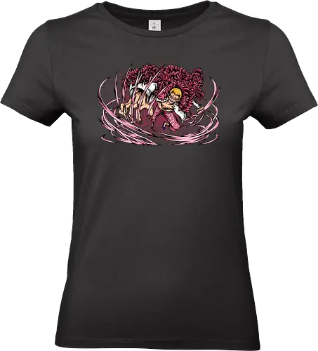 The Pink Menace - schatz, gold, ich werde der könig der piraten, nakama, abenteuer, crew, i will be the pirate king, The Pink Menace, captain, monkey d ruffy, pirate, strohhut, strawhat, one, piraten, pirat, pirates, pirate, piece, schiff, boot, ship, ocean, ozean, meer, grandline, redline, north, east, south, west, blue - Standard T-Shirt (Frauen)