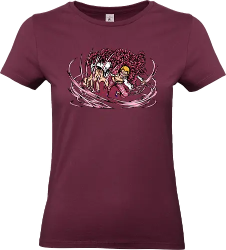 The Pink Menace - schatz, gold, ich werde der könig der piraten, nakama, abenteuer, crew, i will be the pirate king, The Pink Menace, captain, monkey d ruffy, pirate, strohhut, strawhat, one, piraten, pirat, pirates, pirate, piece, schiff, boot, ship, ocean, ozean, meer, grandline, redline, north, east, south, west, blue - Standard T-Shirt (Frauen)