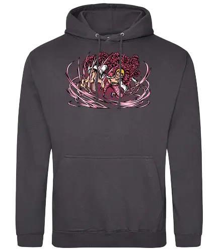 The Pink Menace - schatz, gold, ich werde der könig der piraten, nakama, abenteuer, crew, i will be the pirate king, The Pink Menace, captain, monkey d ruffy, pirate, strohhut, strawhat, one, piraten, pirat, pirates, pirate, piece, schiff, boot, ship, ocean, ozean, meer, grandline, redline, north, east, south, west, blue - Standard Hoodie