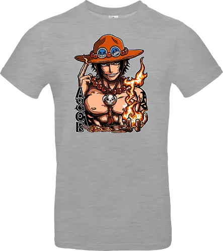 Fire Fist - Fire Fist, captain, monkey d ruffy, pirate, strohhut, strawhat, one, piraten, pirat, pirates, pirate, piece, schiff, boot, ship, ocean, ozean, meer, grandline, redline, north, east, south, west, blue, schatz, gold, ich werde der könig der piraten, nakama, abenteuer, crew, i will be the pirate king - Standard T-Shirt