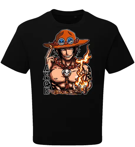 Fire Fist - Fire Fist, captain, monkey d ruffy, pirate, strohhut, strawhat, one, piraten, pirat, pirates, pirate, piece, schiff, boot, ship, ocean, ozean, meer, grandline, redline, north, east, south, west, blue, schatz, gold, ich werde der könig der piraten, nakama, abenteuer, crew, i will be the pirate king - Oversize T-Shirt